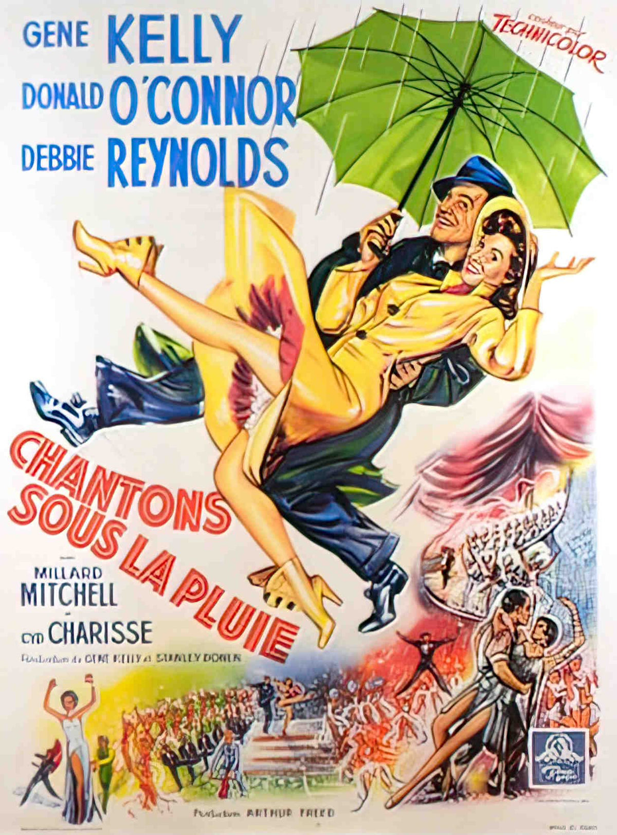 chantons sous la pluie 3 Advert A4 Photo Print