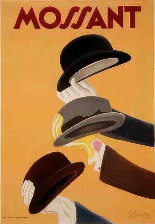 chapeauxmossant Vintage Advert A4 Photo Print
