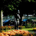 chaplin statue city1980s 1990s A4 Photo Print