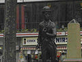 chaplin statue nyc1980s 1990s A4 Photo Print
