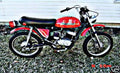 chapparal motorbike A4 Photo Print
