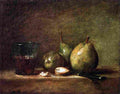 char Pears and Walnuts Art A4 Photo Print