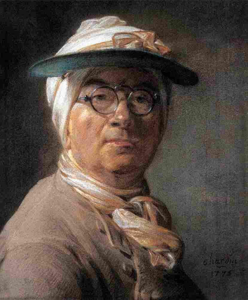char Self Portrait with an Eyeshade Art A4 Photo Print