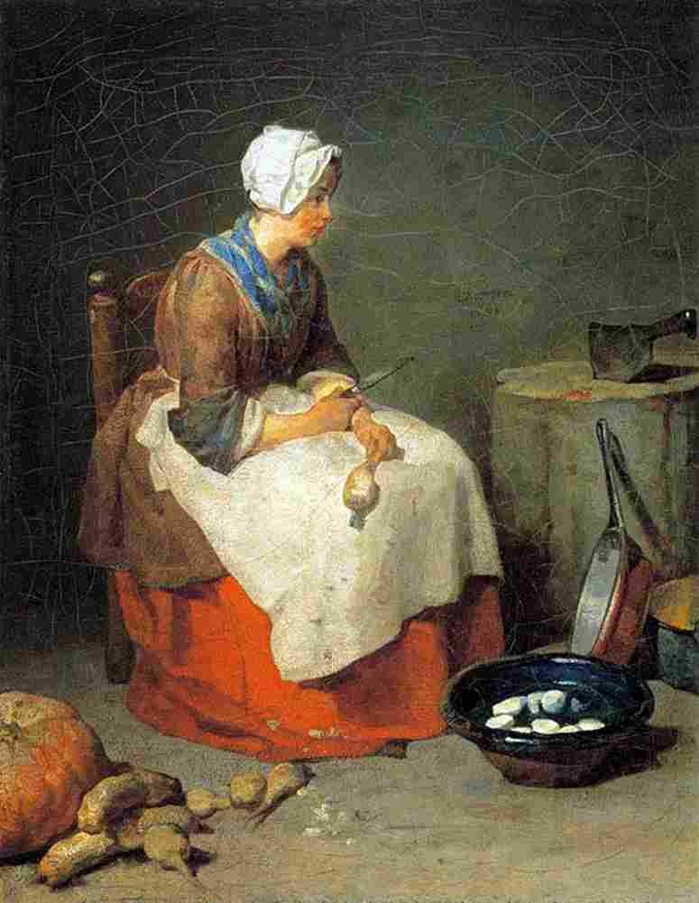char The Kitchen Maid Art A4 Photo Print