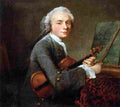char The Youth with a Violin Art A4 Photo Print