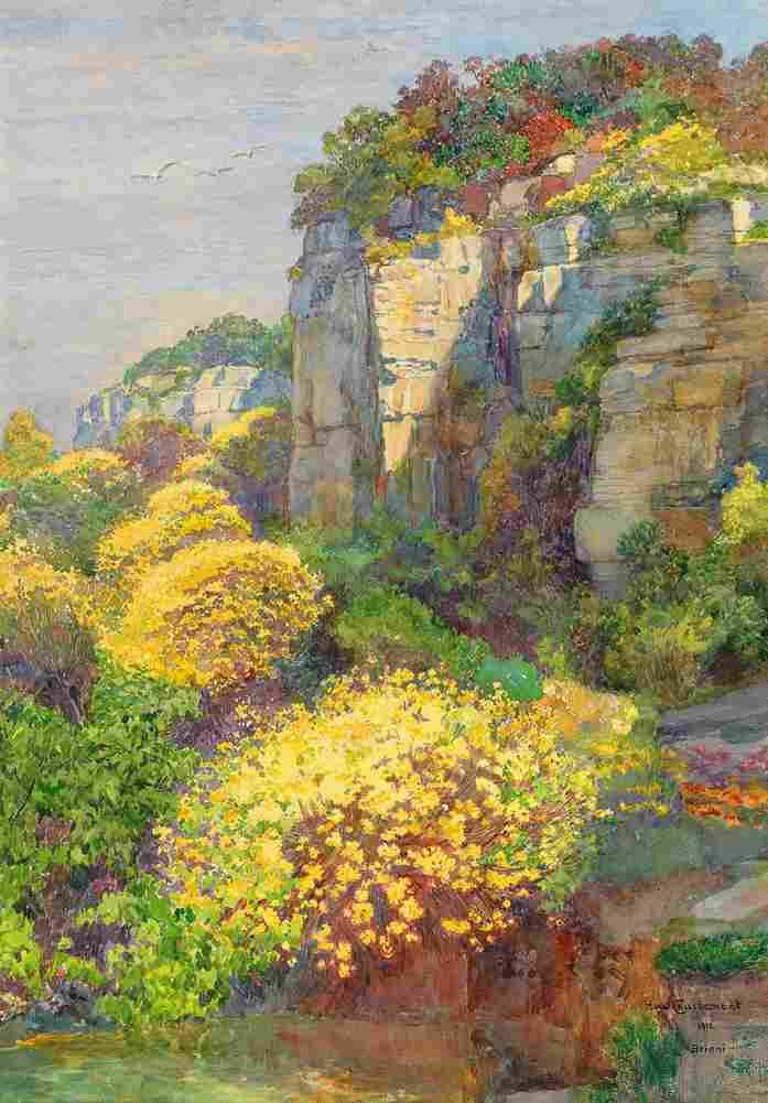 charlemont hugo broom in bloom on brioni Art A4 Photo Print
