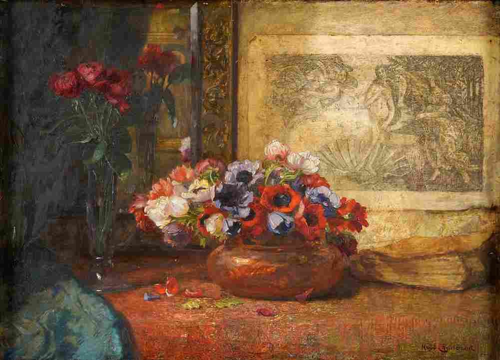 charlemont hugo floral still life Art A4 Photo Print