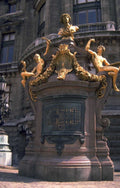 charles garnier statue 1980s 1990s A4 Photo Print