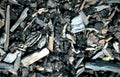 charred wood debris Vintage A4 Photo Print