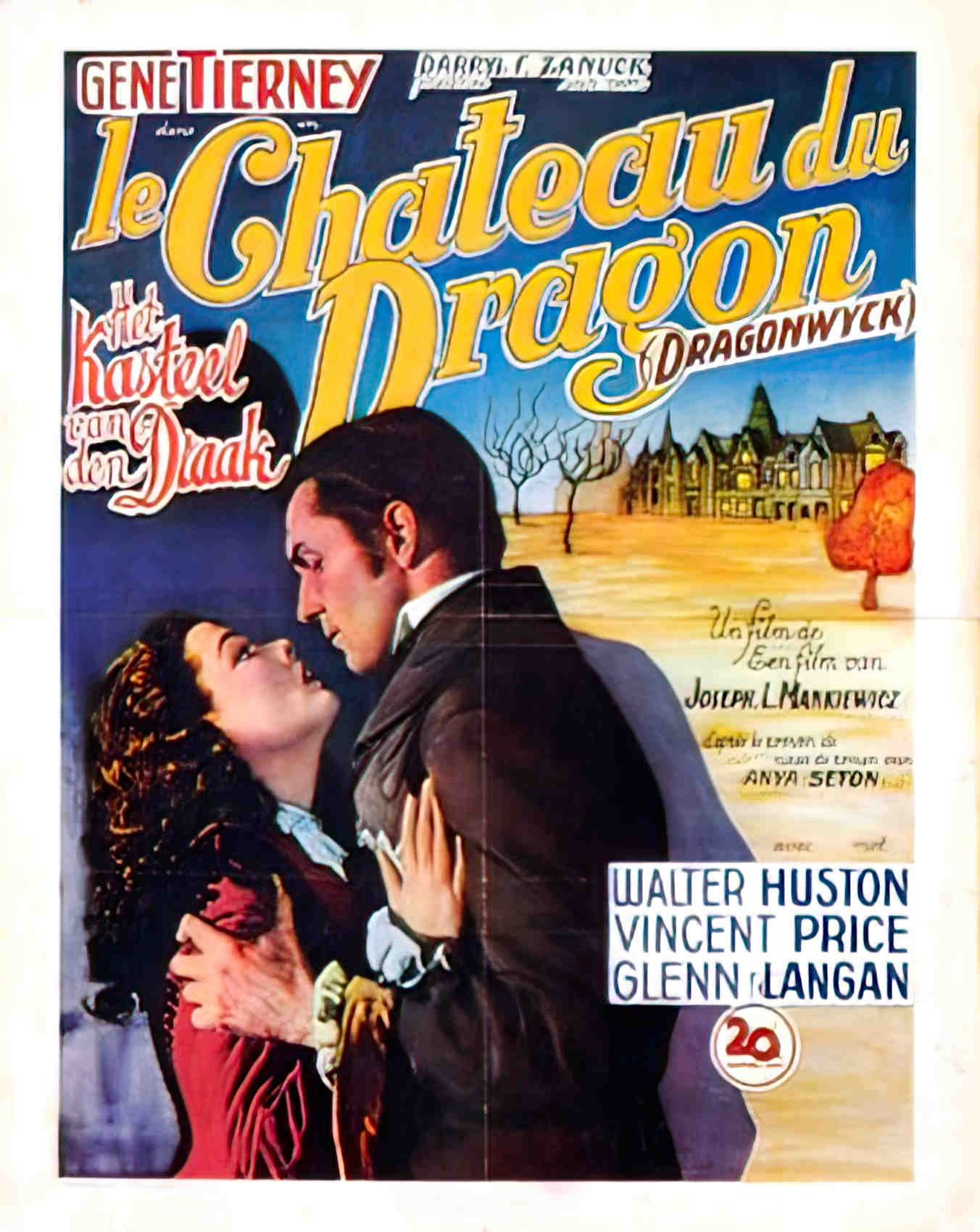chateau du dragon belge Advert A4 Photo Print