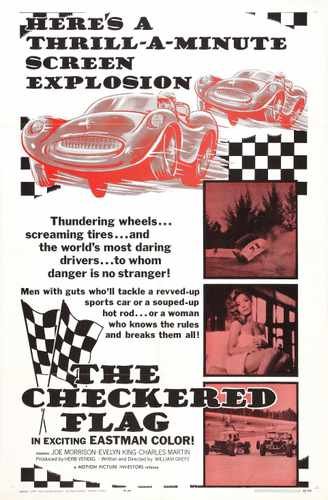 checkered flag  01 film star poster A4 Photo Print