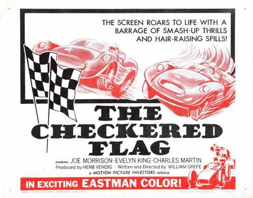 checkered flag  02 film star poster A4 Photo Print