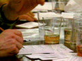 chemical experiment analysis1980s 1990s A4 Photo Print