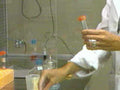 chemical titration experiment1980s 1990s A4 Photo Print