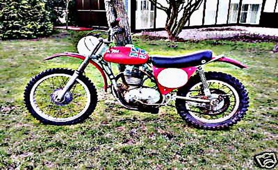 cheney bsa b50 motorbike A4 Photo Print