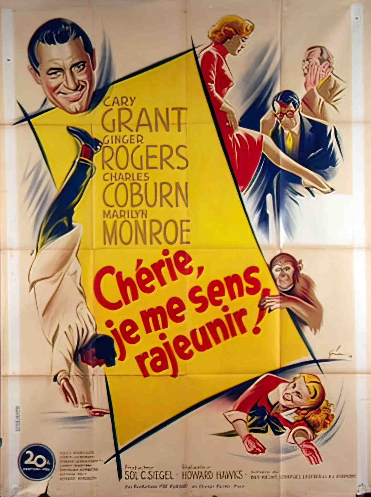 cherie je me sens rajeunir Advert A4 Photo Print