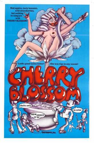 cherry blossom  01 film star poster A4 Photo Print