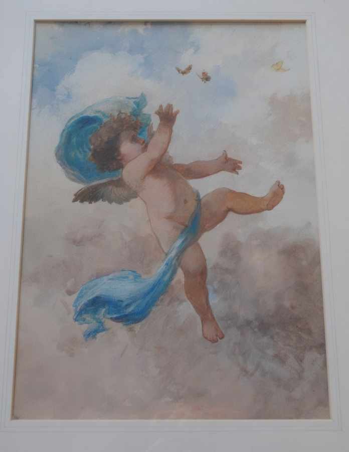 cherub Vintage Advert A4 Photo Print