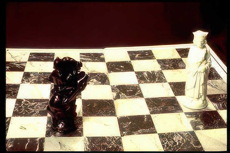 chess rook bishop Vintage A4 Photo Print