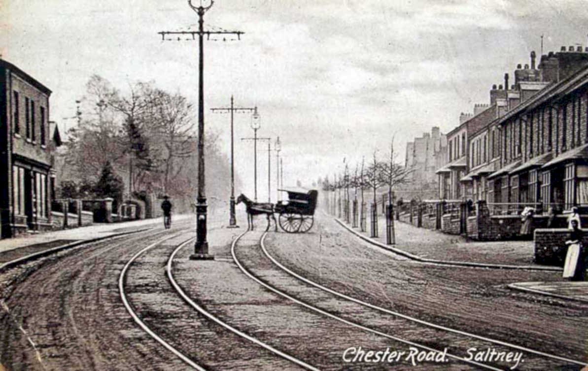 chester road tramwayVintage 1880s 1900s A4 Photo Print