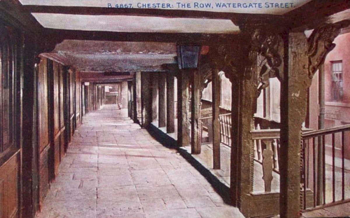 chester rowVintage 1880s 1900s A4 Photo Print