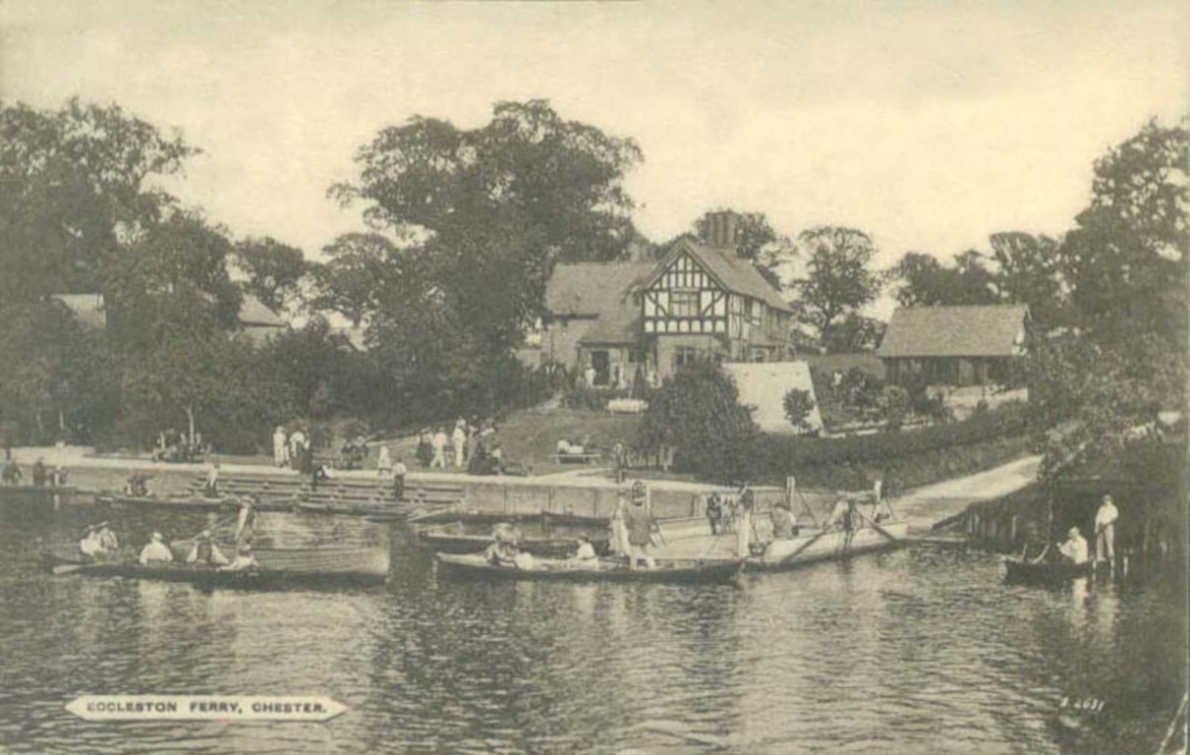 chesterlon ferry chesterVintage 1880s 1900s A4 Photo Print