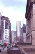 chicago cultural center 1 Vintage A4 Photo Print