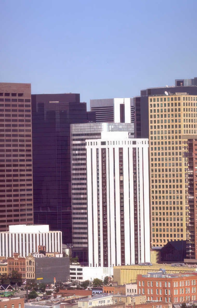 chicago skyline 1988 Vintage A4 Photo Print