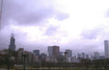 chicago skyline 1998 Vintage A4 Photo Print