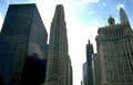 chicago skyline architecture Vintage A4 Photo Print