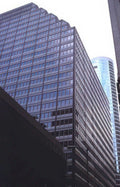 chicago skyline office Vintage A4 Photo Print