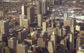 chicago skyline winter 1 Vintage A4 Photo Print