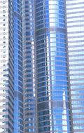 chicago skyscrapers reflections 1980s 1990s A4 Photo Print