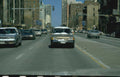 chicago street scene Vintage A4 Photo Print