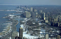 chicago winter cityscape 2 Vintage A4 Photo Print
