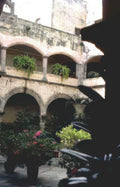 chichen itza courtyard Vintage A4 Photo Print