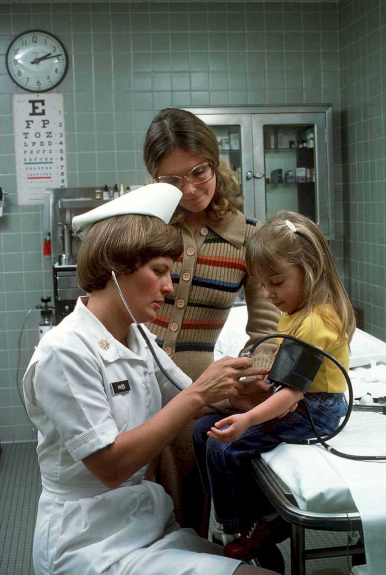 child blood pressure1980s 1990s A4 Photo Print