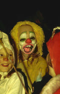 child clown halloween Vintage A4 Photo Print