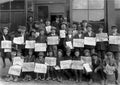child labor strike Vintage world war A4 Photo Print