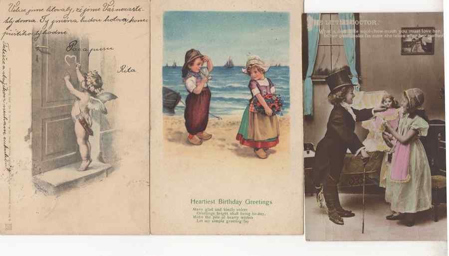 child smoking pipe toy doll doctor cupid 3x old s 135446 A4 Photo Print