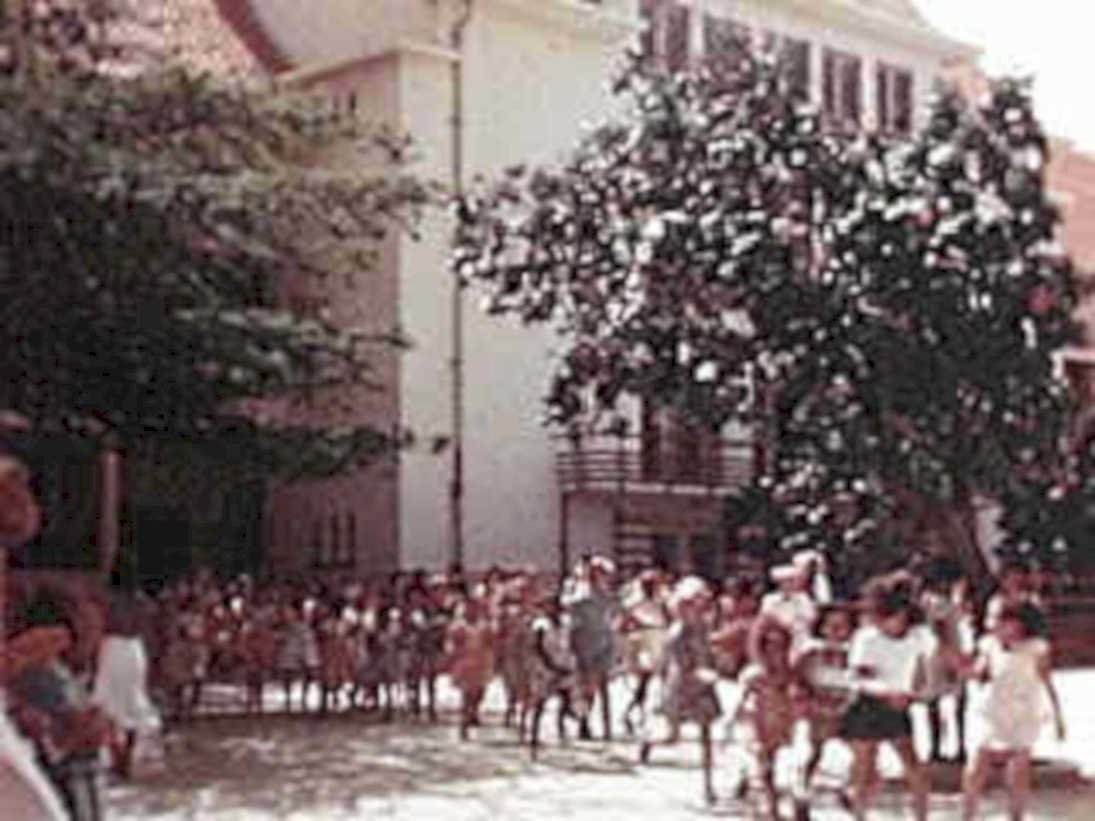 children parade europe1980s 1990s A4 Photo Print