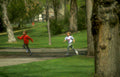 children park running Vintage A4 Photo Print
