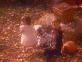 children pumpkin fall1980s 1990s A4 Photo Print