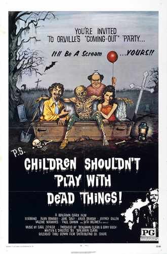 children shouldnt play with dead things  01 film star poster A4 Photo Print