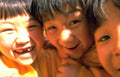 children sunlight shadow Vintage A4 Photo Print