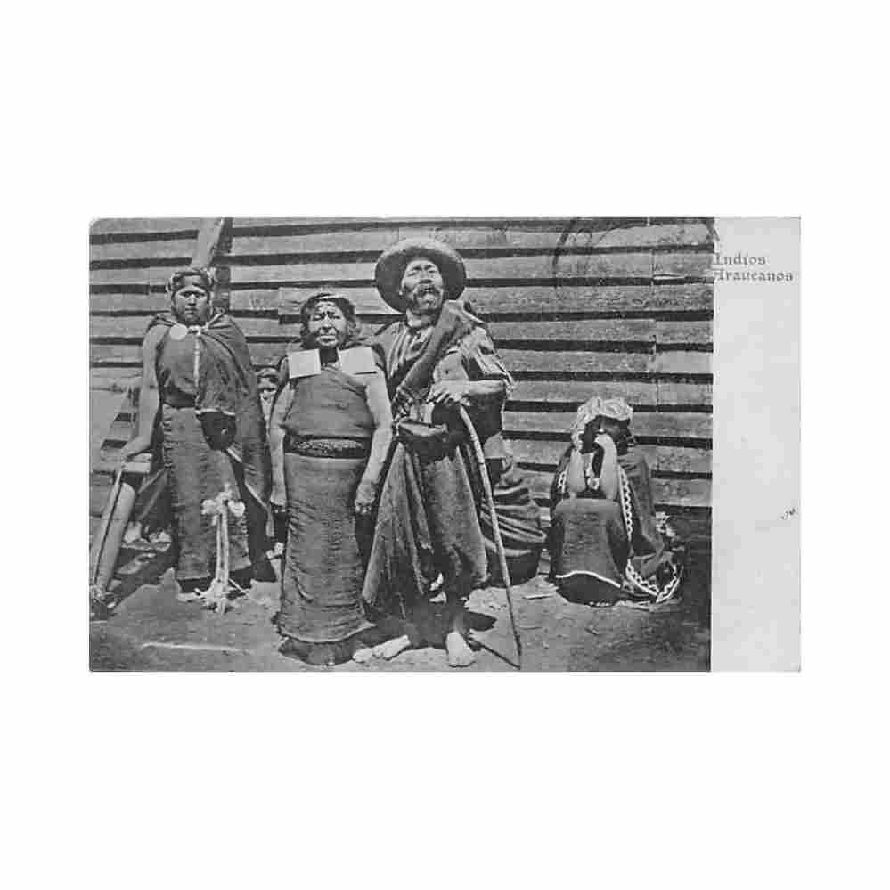 chile indios araucanos ed c kirsinger cia Vintage A4 Photo Print