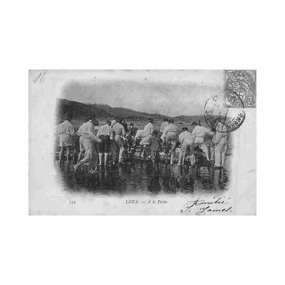 chile lota a pescar ed desconocido 175 Vintage A4 Photo Print