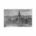chile santiago san francisco ed mora 1212 Vintage A4 Photo Print