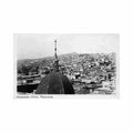 chile valparaiso panorama postal foto ed desconocido Vintage A4 Photo Print