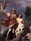 chimenti sacrifice of isaac Art A4 Photo Print